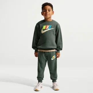NIKE  — リトルキッズ シェニール フューチュラ ツーピース クルー セットアップ