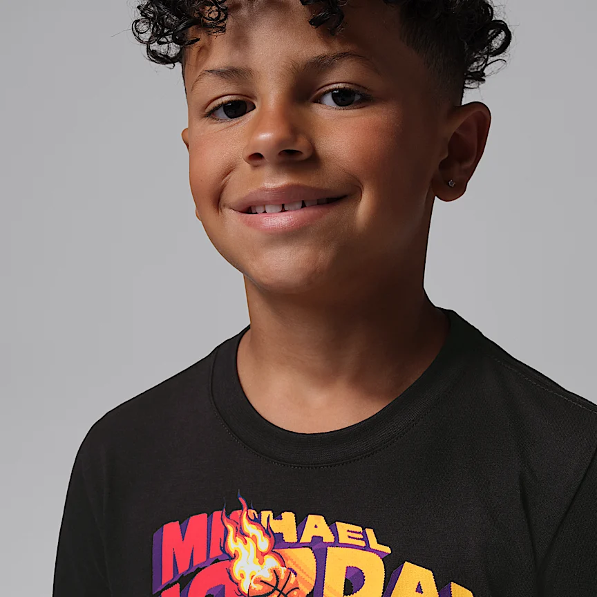 NIKE ジョーダン — ジュニア ビデオゲーム Tシャツ - Image 3