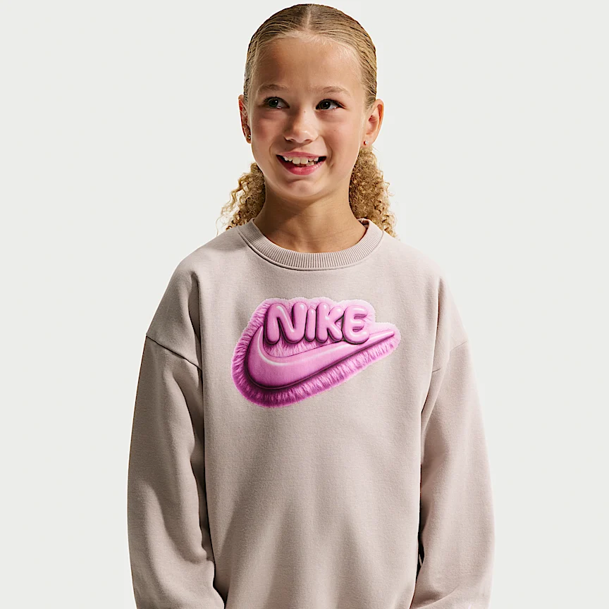 NIKE — リトルキッズ ドリーム フロート ボーイフレンド クルー & レギンス セットアップ - Image 2