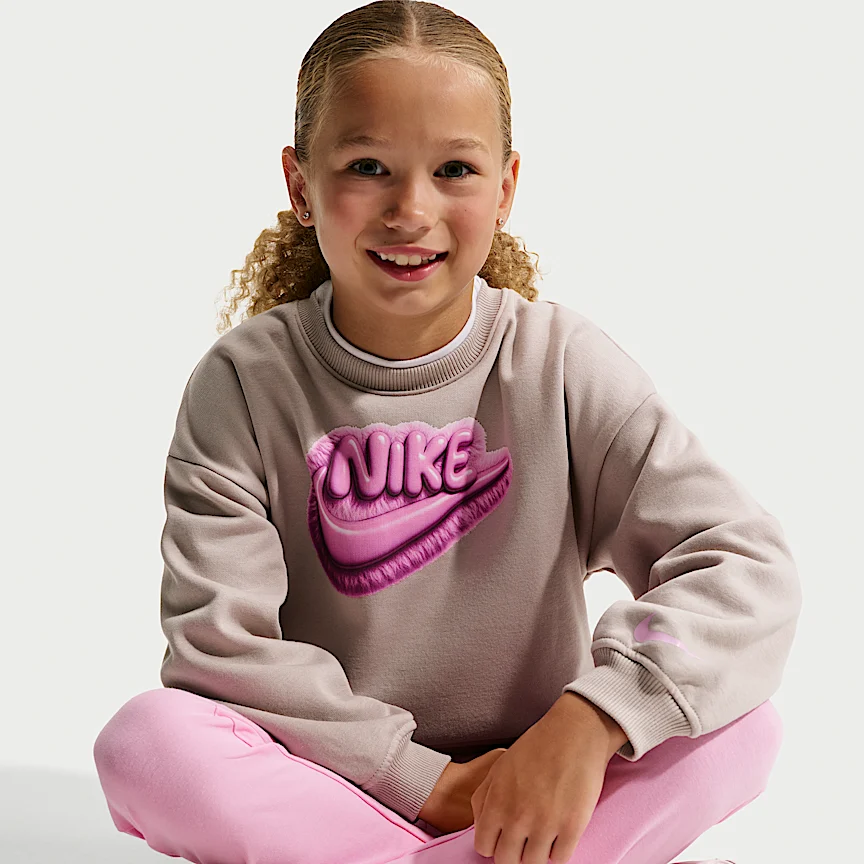 NIKE — リトルキッズ ドリーム フロート ボーイフレンド クルー & レギンス セットアップ - Image 6