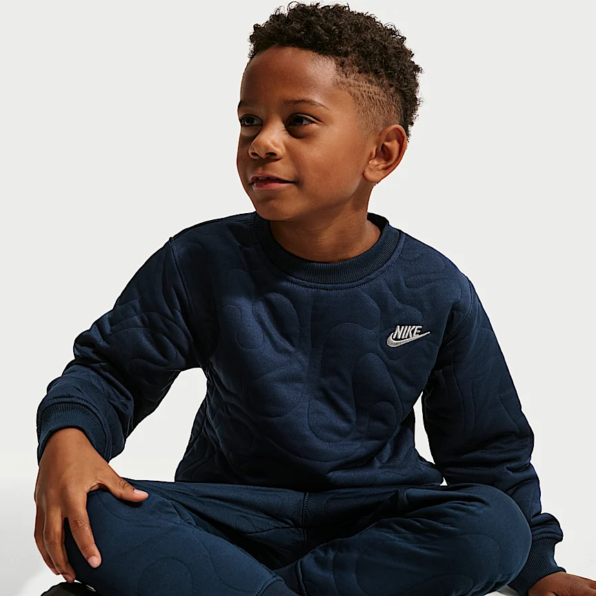 NIKE スポーツウェア — リトルキッズ フロスト フューチュラ ツーピース クルー セットアップ - Image 6
