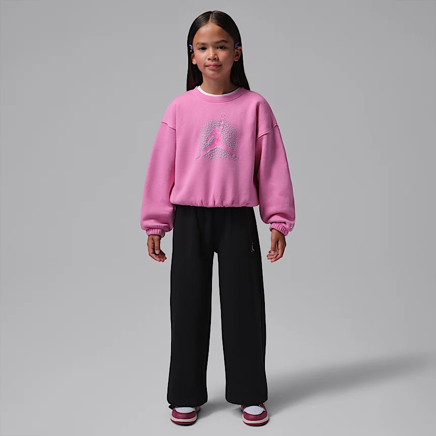 NIKE ジョーダン — リトルキッズ フィアス アンド フィアレス ツーピース クルー セットアップ