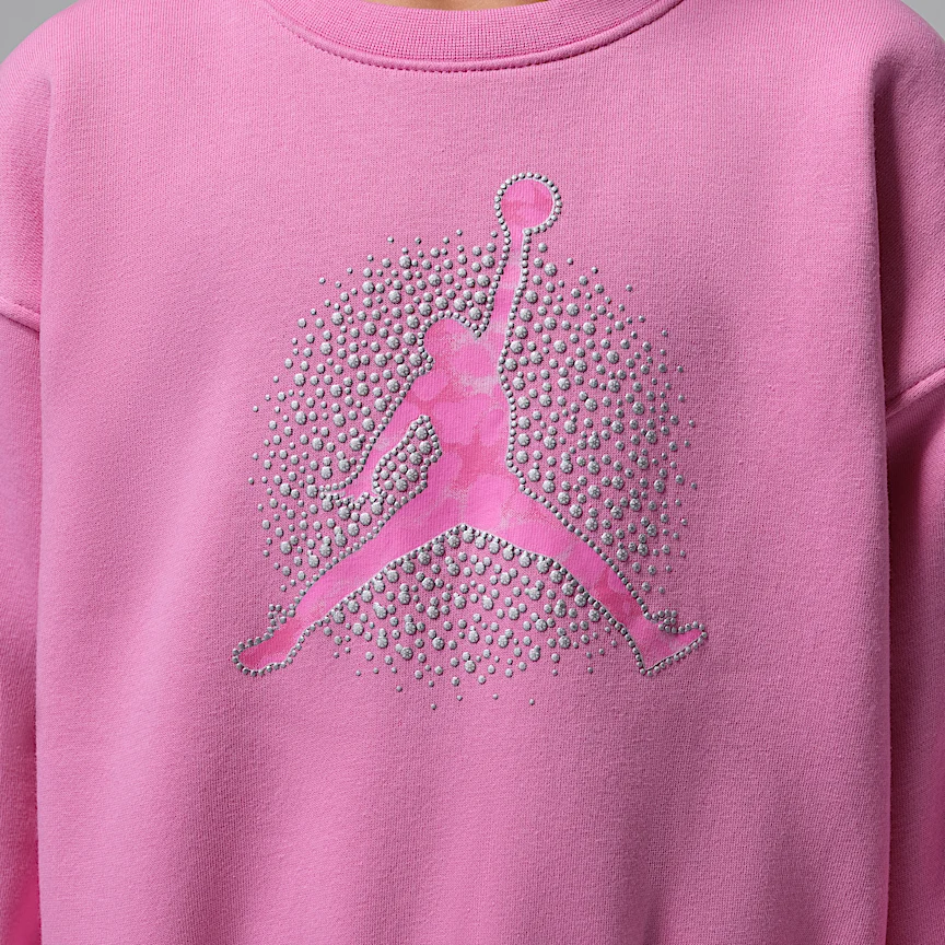NIKE ジョーダン — リトルキッズ フィアス アンド フィアレス ツーピース クルー セットアップ - Image 5