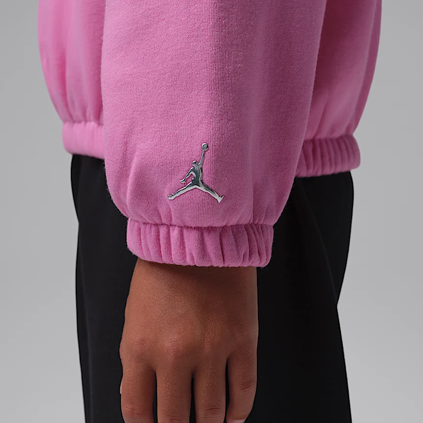 NIKE ジョーダン — リトルキッズ フィアス アンド フィアレス ツーピース クルー セットアップ - Image 6