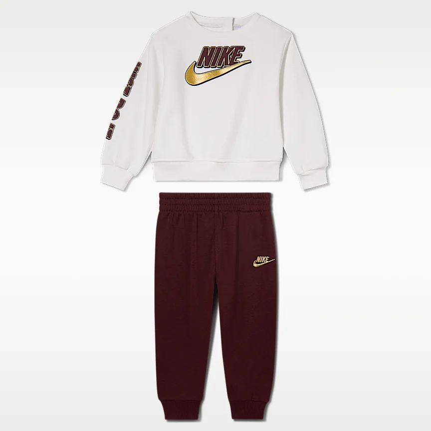 NIKE スポーツウェア — ベビー (12~24ヶ月) フロスト フューチュラ ツーピース クルー セットアップ