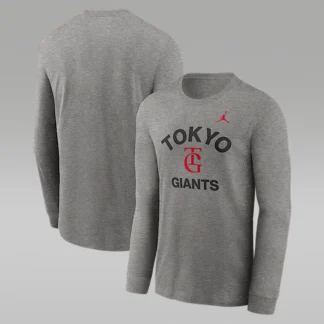 NIKE 東京 読売ジャイアンツ x ジョーダン エクスクルーシブ コレクション — メンズ ロングスリーブ T シャツ
