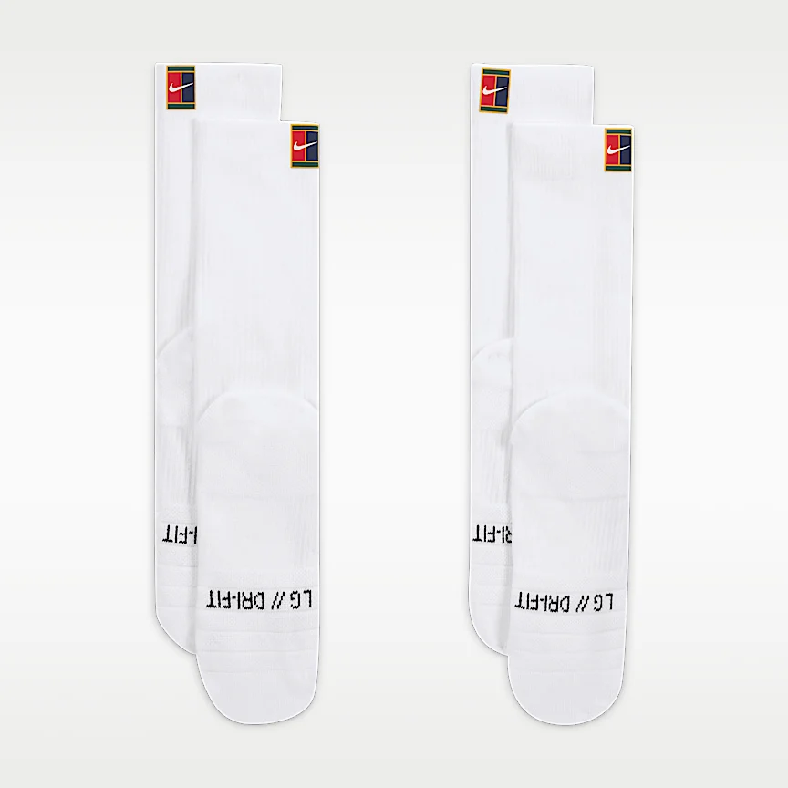 NIKE コート マルチプライヤー クッションド — テニス クルー ソックス (2足) - Image 3