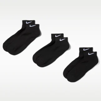NIKE エブリデイ クッションド — トレーニング LOW ソックス (3足)