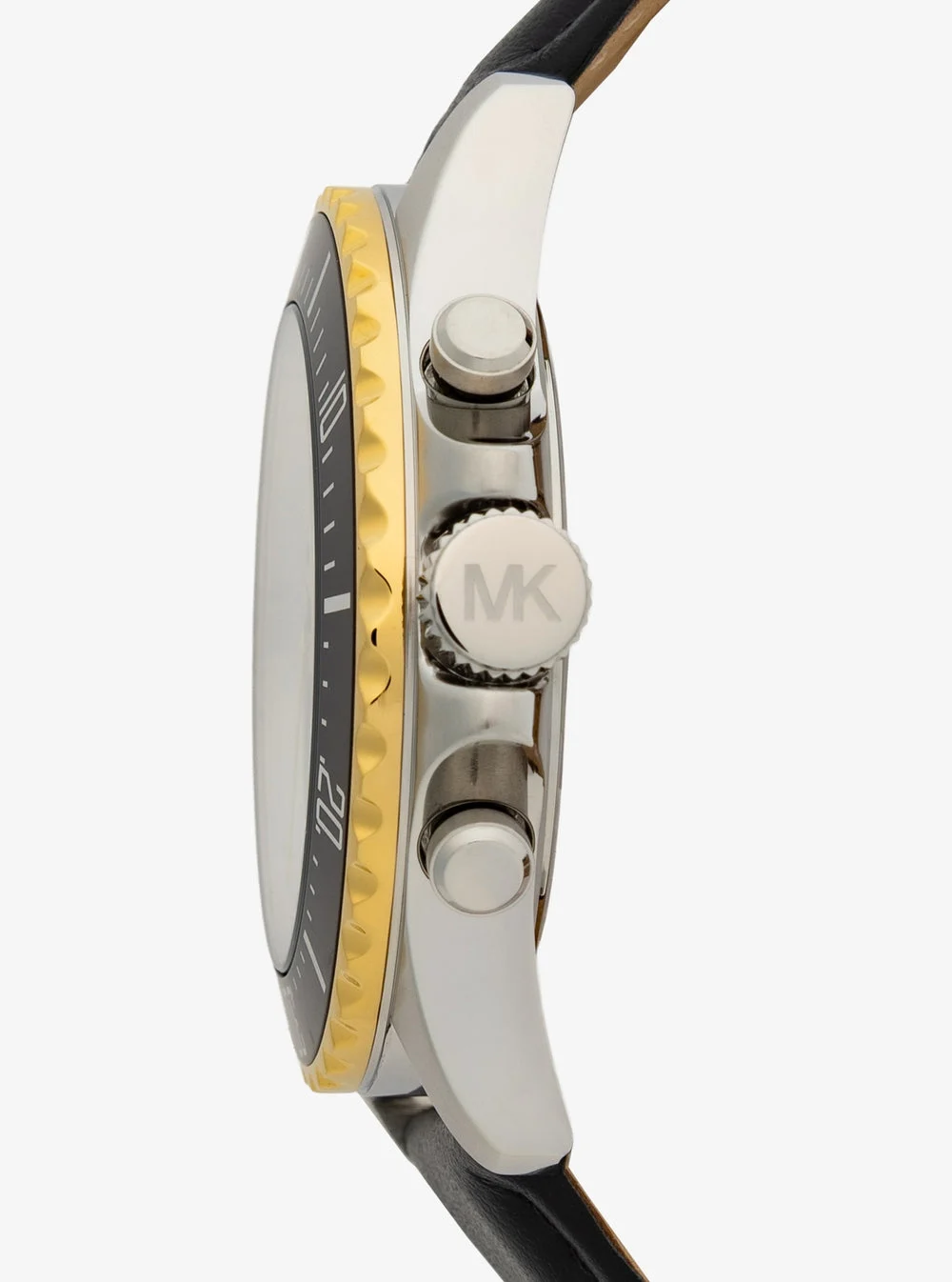 Michael Kors EVEREST オーバーサイズ シルバートーン & レザーウォッチ - Image 2
