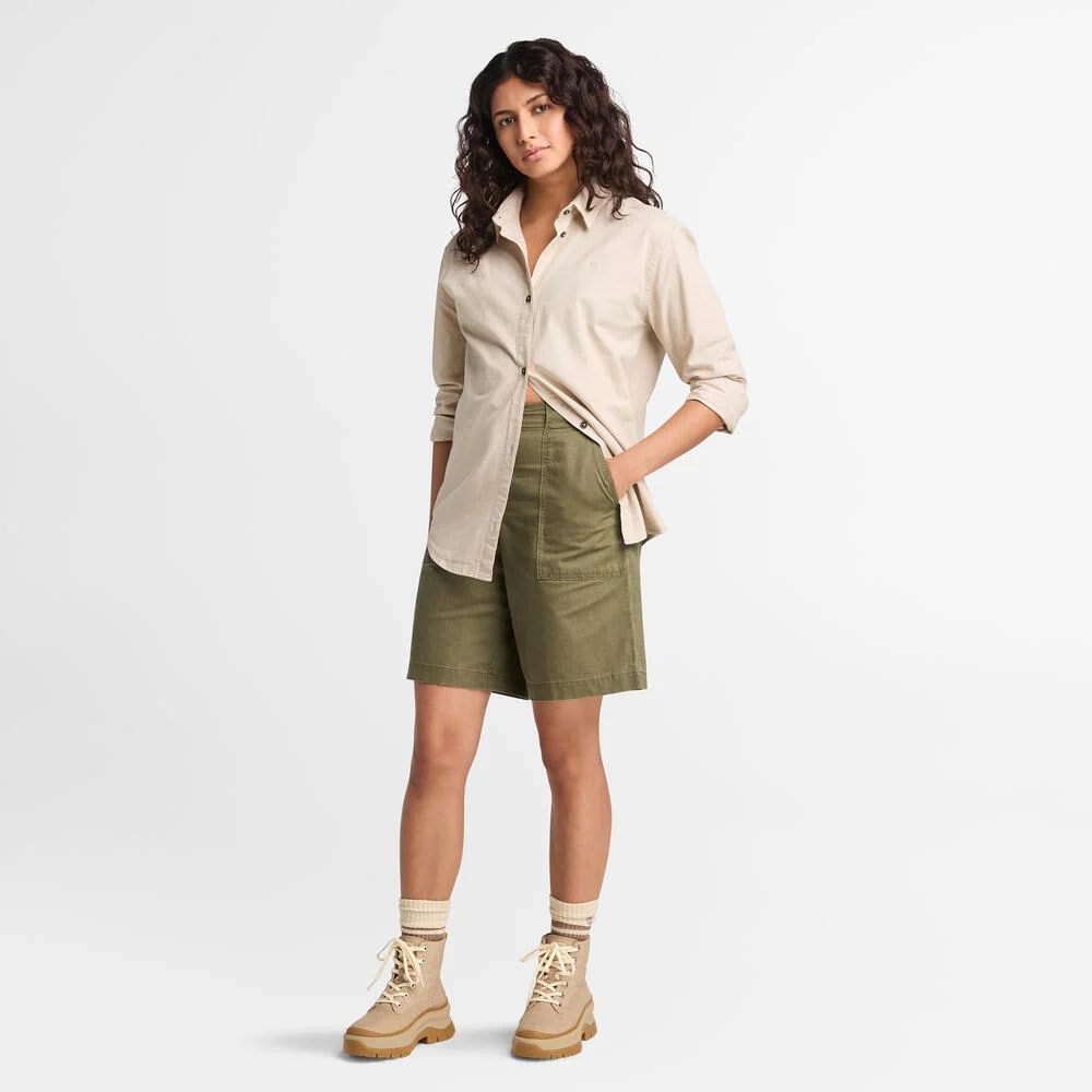 Timberland Эмэгтэйчүүдийн маалинган Бермуда шорт - Image 3