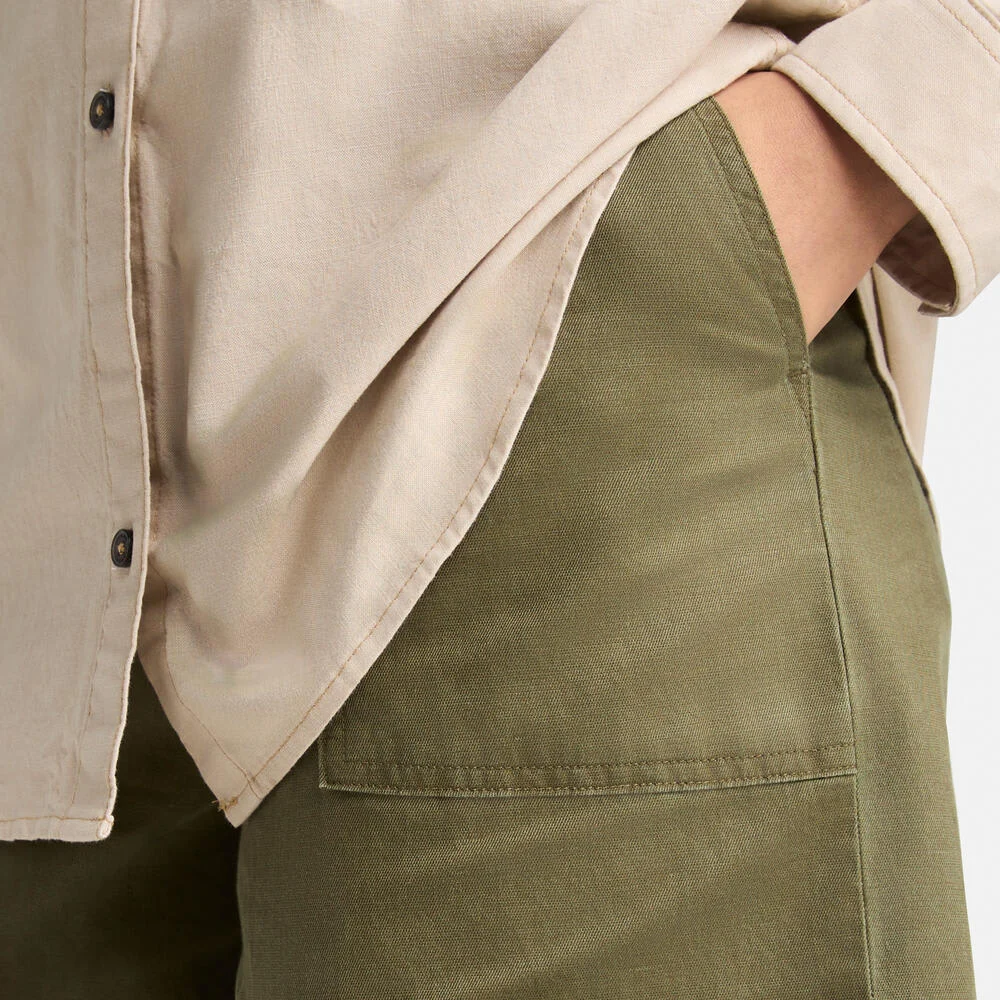 Timberland Эмэгтэйчүүдийн маалинган Бермуда шорт - Image 4