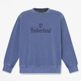 Timberland Эрэгтэй хувцасны будгаар будсан лого хээтэй, богино захтай цамц