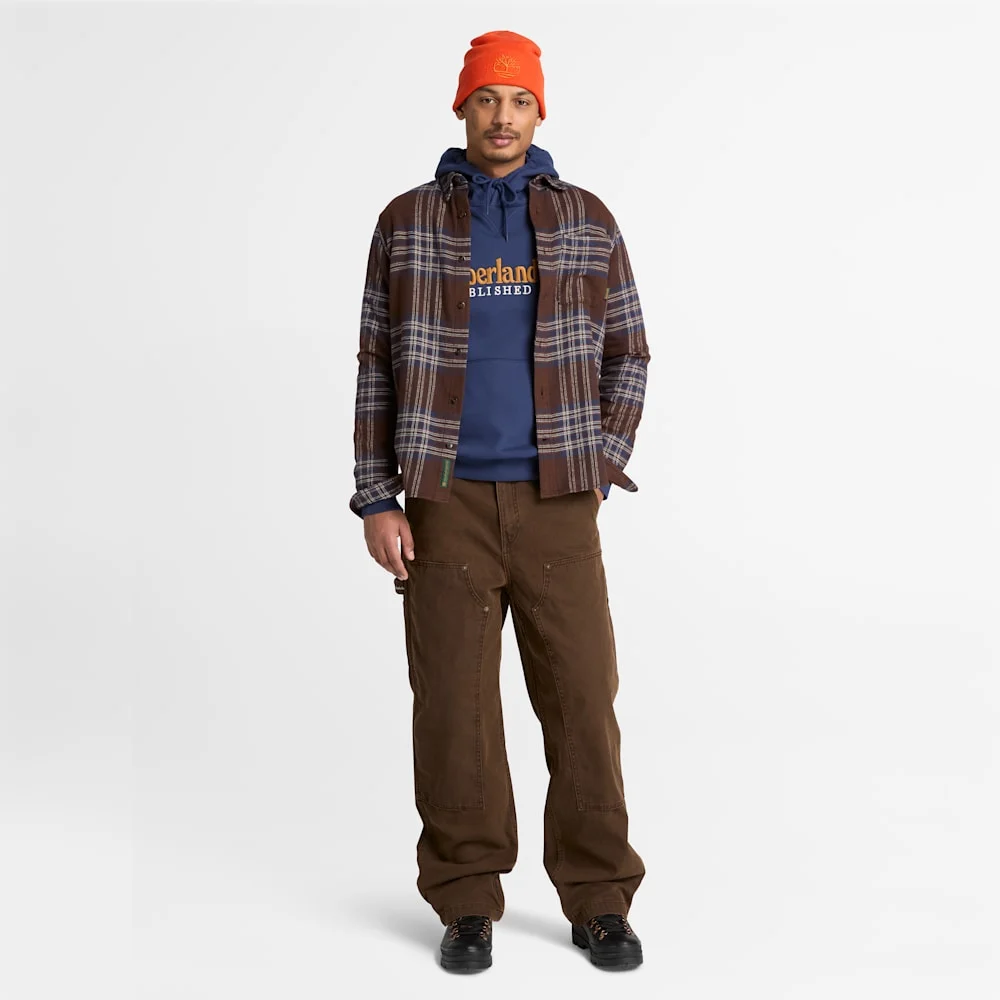 Timberland Эрэгтэй хатгамал логотой гогцоотой малгайтай цамц - Image 2