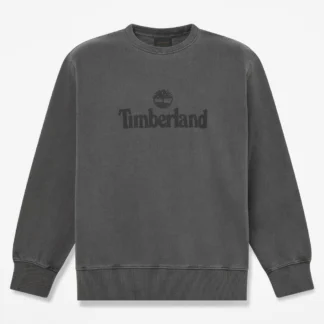 Timberland Эрэгтэй хувцасны будгаар будсан лого хээтэй, богино захтай цамц