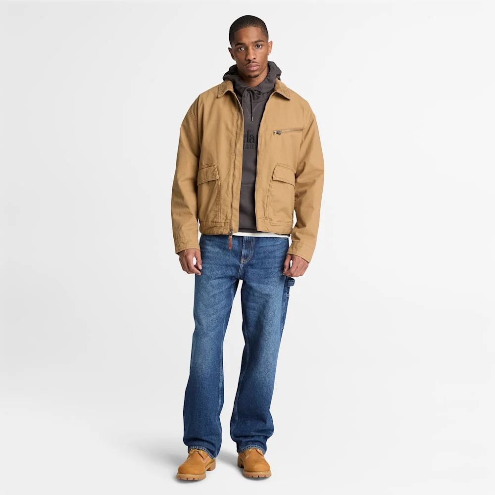 Timberland Эрэгтэй хатгамал логотой гогцоотой малгайтай цамц - Image 2