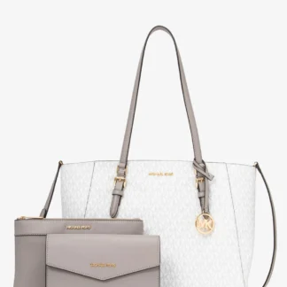 Michael Kors CHARLOTTE 3 IN 1 トート ラージ - MKシグネチャー