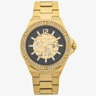 Michael Kors LENNOX オーバーサイズ パヴェ ゴールドトーン ウォッチ
