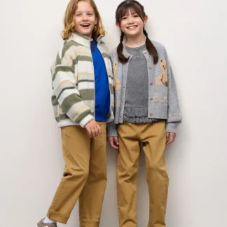 GU KIDSストレッチストレートパンツ