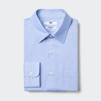 UNIQLO スーパーノンアイロンスリムシャツ/レギュラー襟