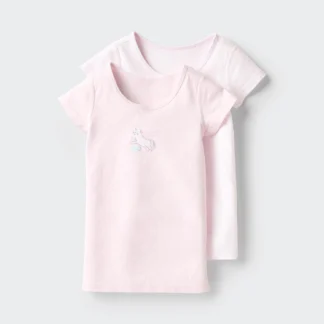 UNIQLO コットンフライスインナーT/2枚組