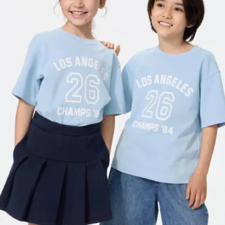 UNIQLO エアリズムコットングラフィッククルーネックTシャツ