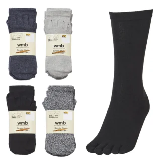 WORKMAN ストレッチフィットソックス 5本指靴下3足組