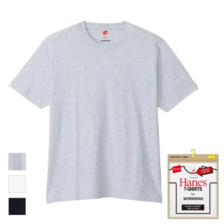 WORKMAN ヘインズベーシッククルーネックＴシャツ