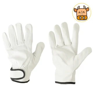 WORKMAN 牛本革マジック付き手袋 1双
