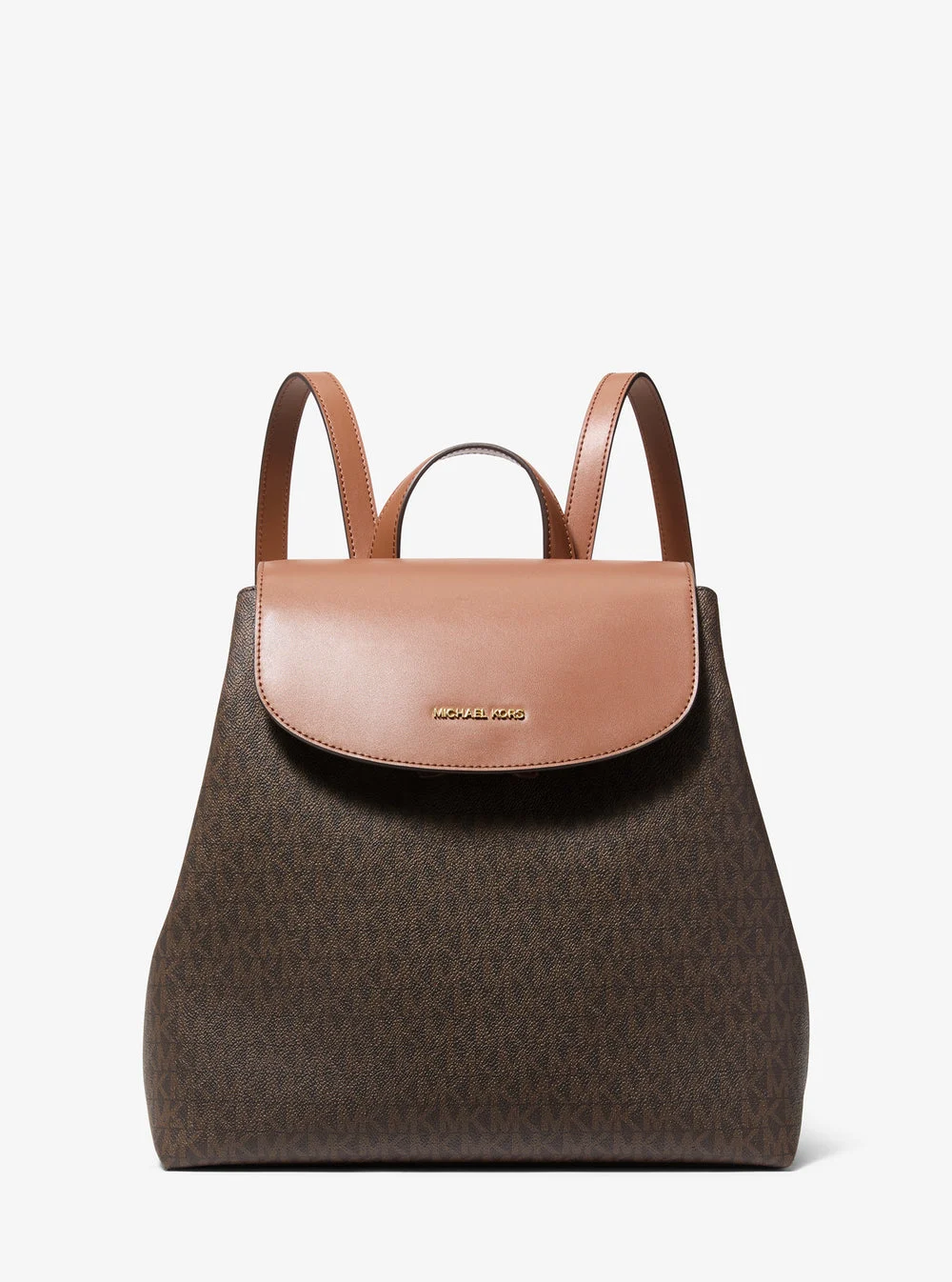 Michael Kors MAYA フラップ バックパック ミディアム - MKシグネチャー