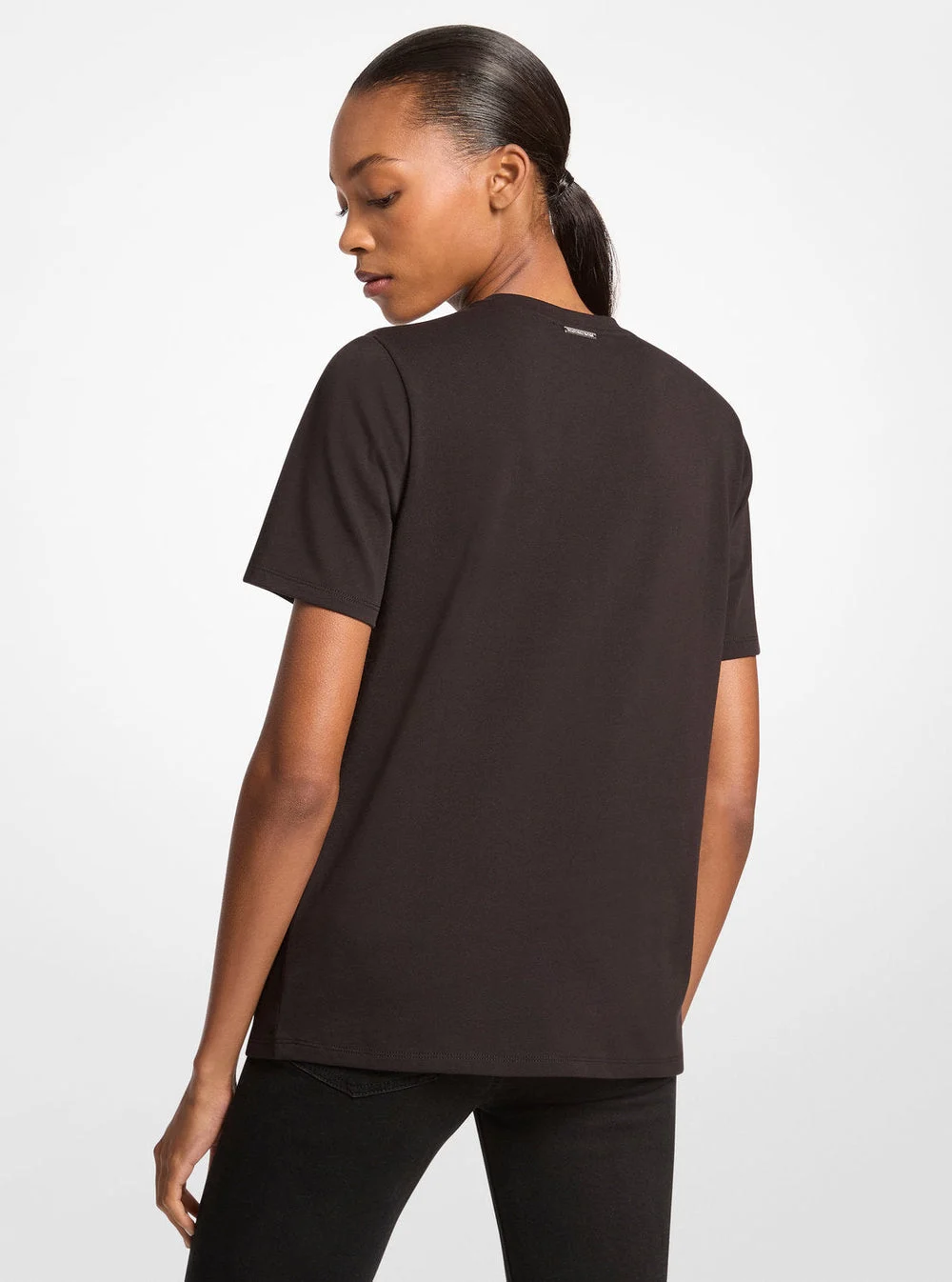 Michael Kors エンブリッシュ プリント コットンジャージー Tシャツ - Image 2
